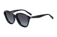 CELINE Acetate Oval Sunglasses Women's Black