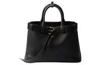 PRADA Leather Shoulder Bag Crossbody Bag Handbag Medium Size Women's Black