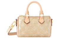 LOUIS VUITTON Nano Speedy Beige