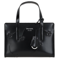 PRADA Logo-Printed Zipped Tote Bag