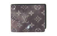 LOUIS VUITTON Multiple Wallet Monogram Galaxy Black/Grey Multicolor