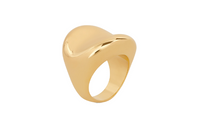 CELINE Formes Abstraites Cosmos Ring In Brass With Gold Finish