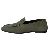 HERMES Ivo Loafers Men's Dark Green