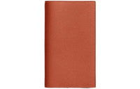 HERMES Epsom Leather Card Holder Women's Orange