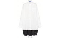 PRADA Long-Sleeved Dresses Women's White