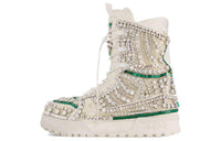 LOUIS VUITTON Short Snow Boots Men's White