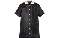 CELINE Short Sleeved Dresses Women's Black