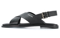 PRADA One Strap Sandals Men's Black