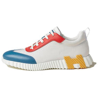 HERMES Bouncing Low-Top Casual Shoes Men's White