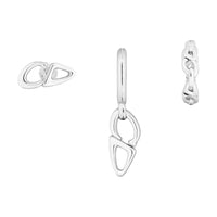 DIOR Brass Earrings Men's Silver