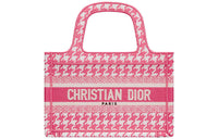 DIOR Canvas Bag, Handbag Mini Women's Peony Pink