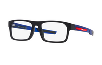 PRADA Plastic Rectangular Eyeglass Frames Men's Black