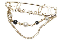 CHANEL Brooches Women's Gold