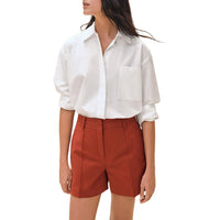 HERMES SS24 Casual Shorts Women's Dull Red