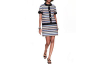 CHANEL Short-Sleeved Dresses Women's Multicolor