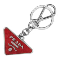 PRADA Metal Keychains Women's Red