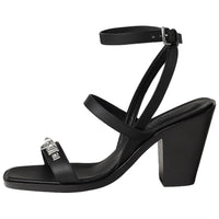 HERMES Ivresse Strap Sandals 6.5cm Women's Black