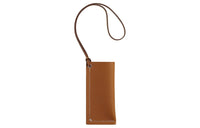 HERMES Epsom Calfskin Eyeglass Pouch Women's 37 Gold Gold Brown