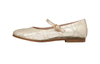 DIOR Slip Resistant Low Top Ballet Shoes Gold Kids'