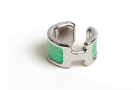 HERMES Clip-On Earrings Women's Silver