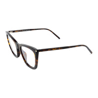 SAINT LAURENT Acetate Cat Eye Eyeglass Frames Women's Brown