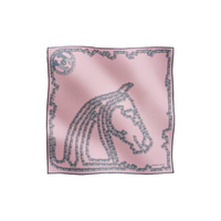 HERMES Silk Silk Scarves Men's Pink