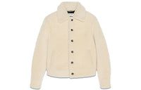SAINT LAURENT SS22 Fur Coat Men's Beige Yellow