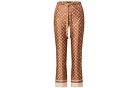 LOUIS VUITTON Pajama Pants Women's Brown