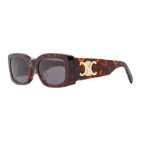 CELINE Acetate Square Sunglasses Women's Brown