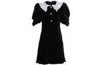 MIU MIU FW21 Short Sleeved Dress Women's Black