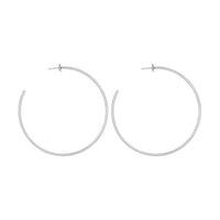 SAINT LAURENT 18K Gold Earrings Women's Silver