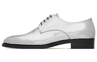 SAINT LAURENT Adrien Patent-leather Derby Shoes