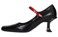 PRADA Irregular Heel Fashion High Heels Women's Black