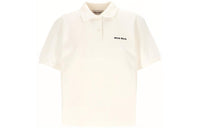 MIU MIU Logo embroidered Cotton Polo Shirt