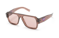PRADA Eyewear Transparent Pilot-frame Sunglasses