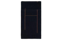 HERMES Knit Scarves Men's Marine Blue