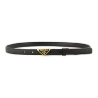 PRADA Triangle Logo Buckle Fastened Belt