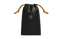 HERMES Pilo Milo Lambskin Swift Calfskin Cell Phone Pouch Women's Black/Sesame
