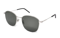 SAINT LAURENT Square Sunglasses Unisex Silver