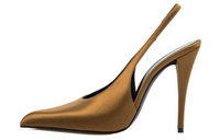SAINT LAURENT Slim Heel High Heels Women's Brown