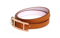 HERMES Calfskin Wristbands Women's Brown