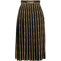 CELINE Casual Long Skirt Women's Black