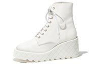 CHANEL Ankle Boots Women's White