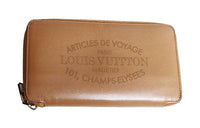 LOUIS VUITTON Sheepskin Wallet Women's Brown