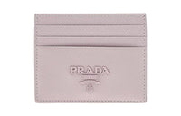PRADA Cow Leather Card Holder Card Holder Women's Light Pink