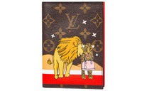 LOUIS VUITTON Canvas Card Holders Passport Holders Women's Brown & Multicolor