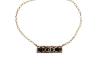 CHANEL Necklaces Women's Gold/Black