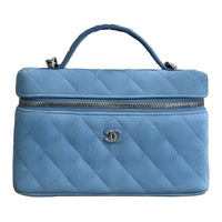 CHANEL Washed Denim Shoulder Bag, Crossbody Bag, Handbag Women's Blue