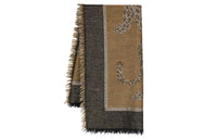 SAINT LAURENT Pre Owned 1980s Animal jacquard Scarf