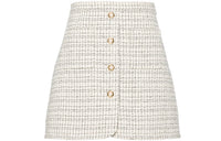 MIU MIU Casual Short Skirts Women's Ivory